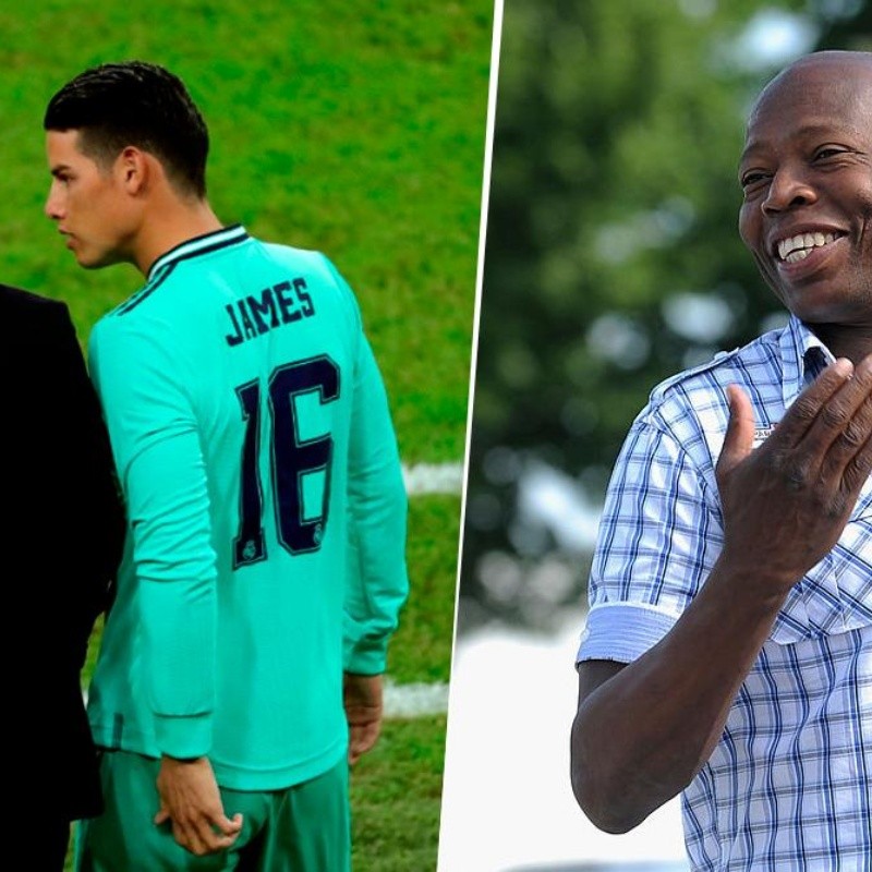 "Quédese en el Real Madrid", el insólito consejo del 'Tino' Asprilla a James