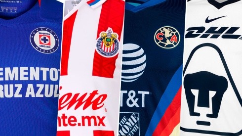 Cruz Azul, Chivas, América y Pumas presentaron sus nuevos uniformes para el Guard1anes 2020. (Joma/Puma/Nike)