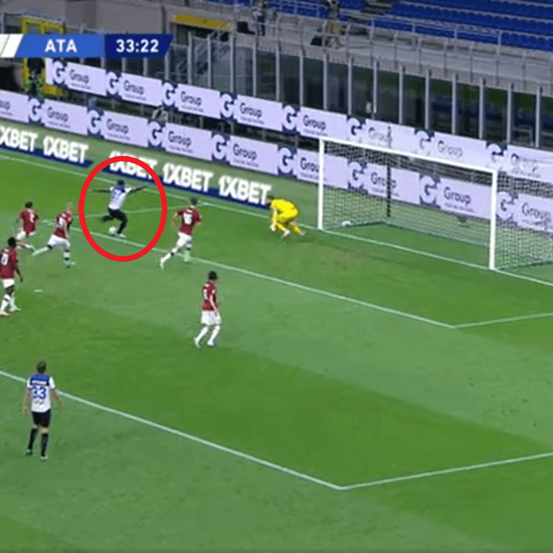 ¿Otra vez gol de Duván Zapata? La primera que tuvo la mandó a guardar