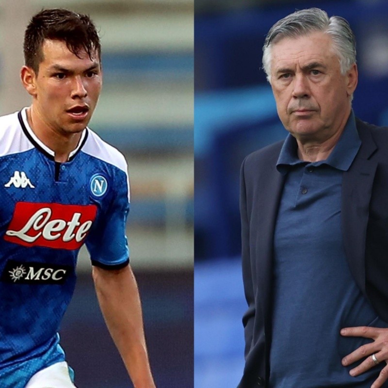 Ancelotti confía en el Chucky Lozano: "El próximo año será otra historia"