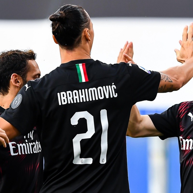 Con un Zlatan infalible, Milan se lució y le ganó 4 a 1 a la Sampdoria