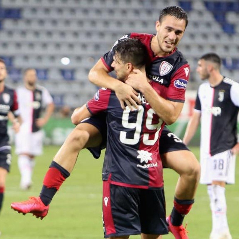 Golpe al campeón: Cagliari sorprendió a la Juventus y le ganó 2 a 0