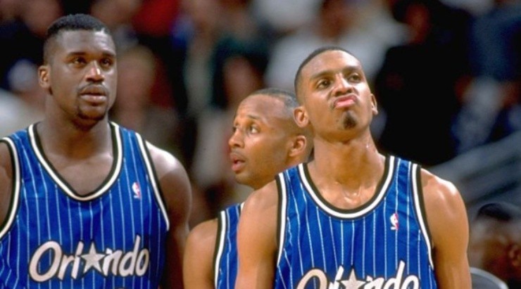 Shaquille O&#039;Neal & Penny Hardaway led the Magic to the Finals. (Getty)