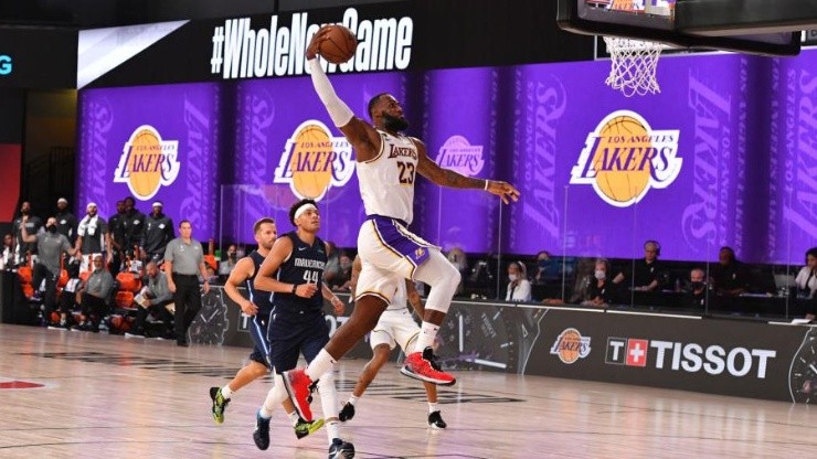 LeBron James, estrella de los Lakers (Getty Images)