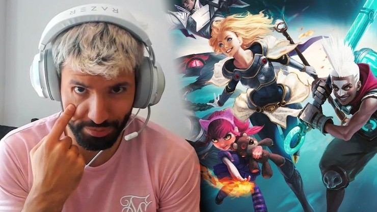 El Kun Agüero contó como fue su debut en League of Legends: "es un quilombo el juego ese"