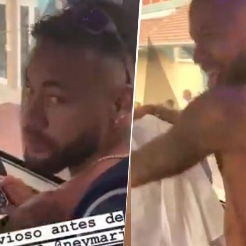 Se lo nota muy nervioso: el video de Neymar bailando sin camiseta antes de la final