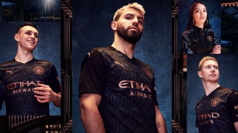 Una obra de arte: Manchester City presentó su nueva camiseta suplente