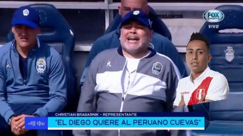 Diego Maradona es entrenador de Gimnasia.