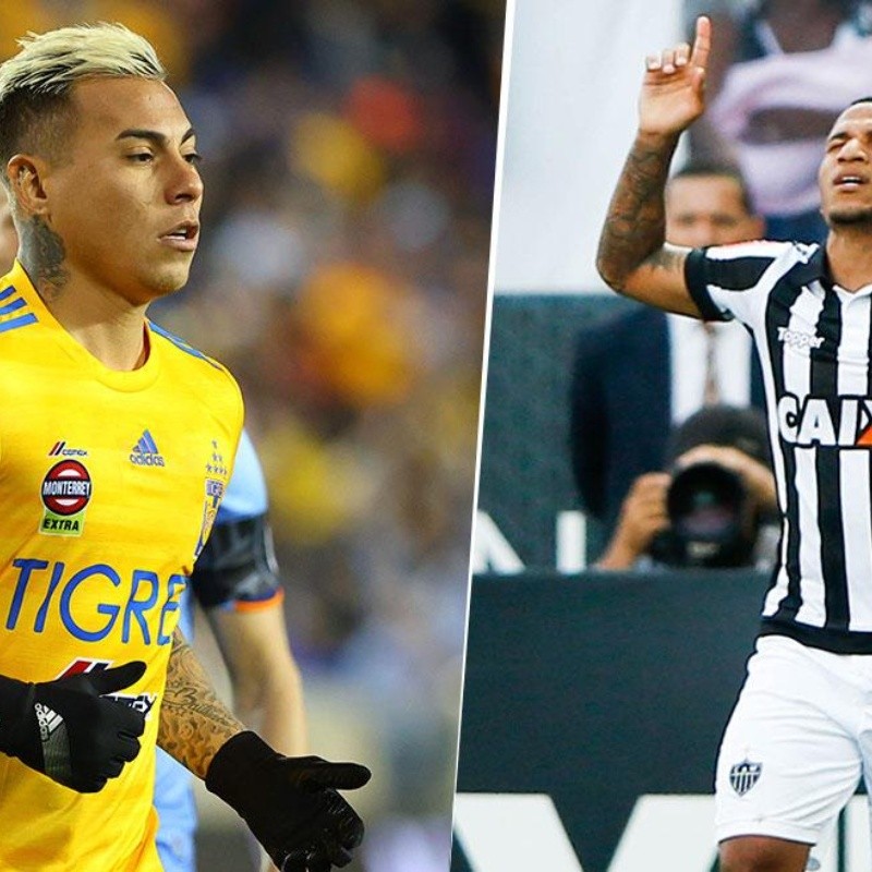 ¿Se va Vargas? El trueque que podrían hacer Tigres y Atlético Mineiro