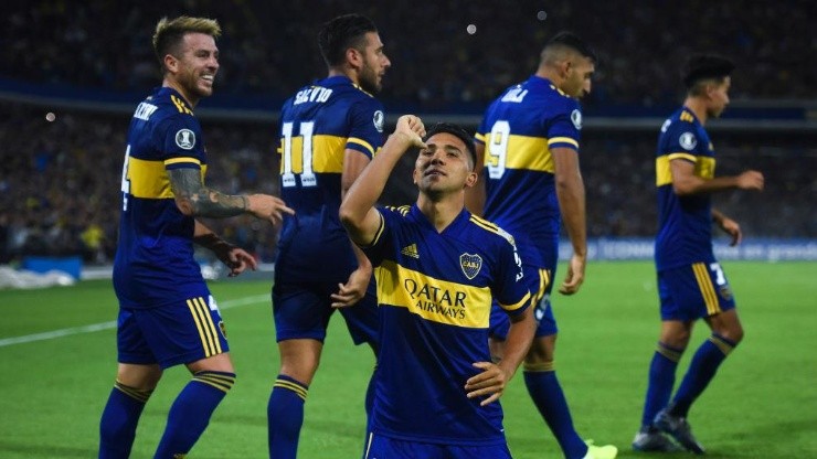 Boca en su último partido como local. (Getty)