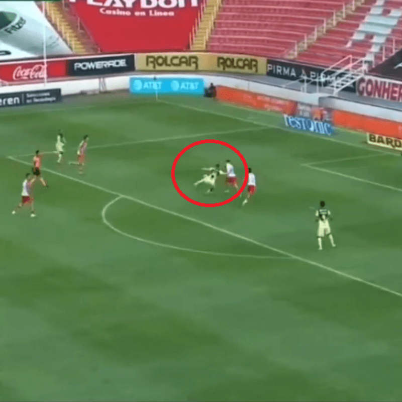 Fede, siempre Viñas: golazo de volea para que América derrote a Necaxa