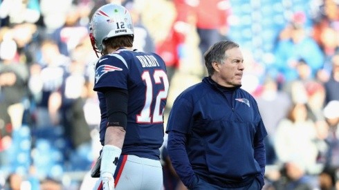Tom Brady y Bill Belichick (Getty Images)