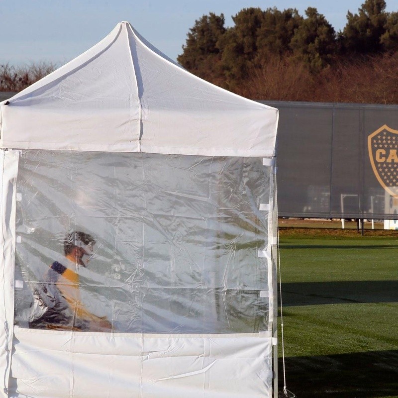 La primera foto de Boca en la vuelta a los entrenamientos