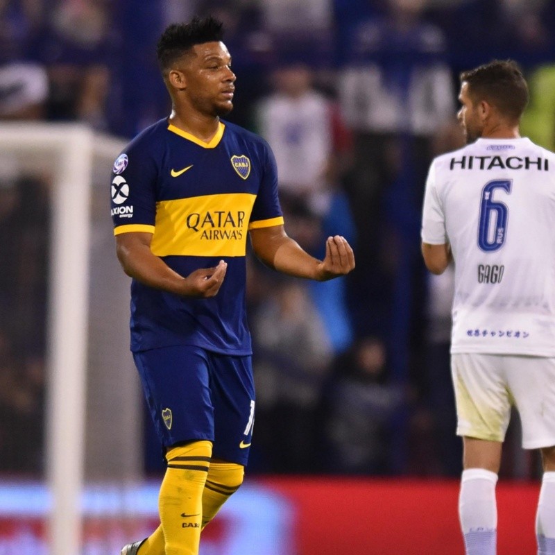 Los hinchas de Boca hicieron tendencia a Fabra por su estado físico