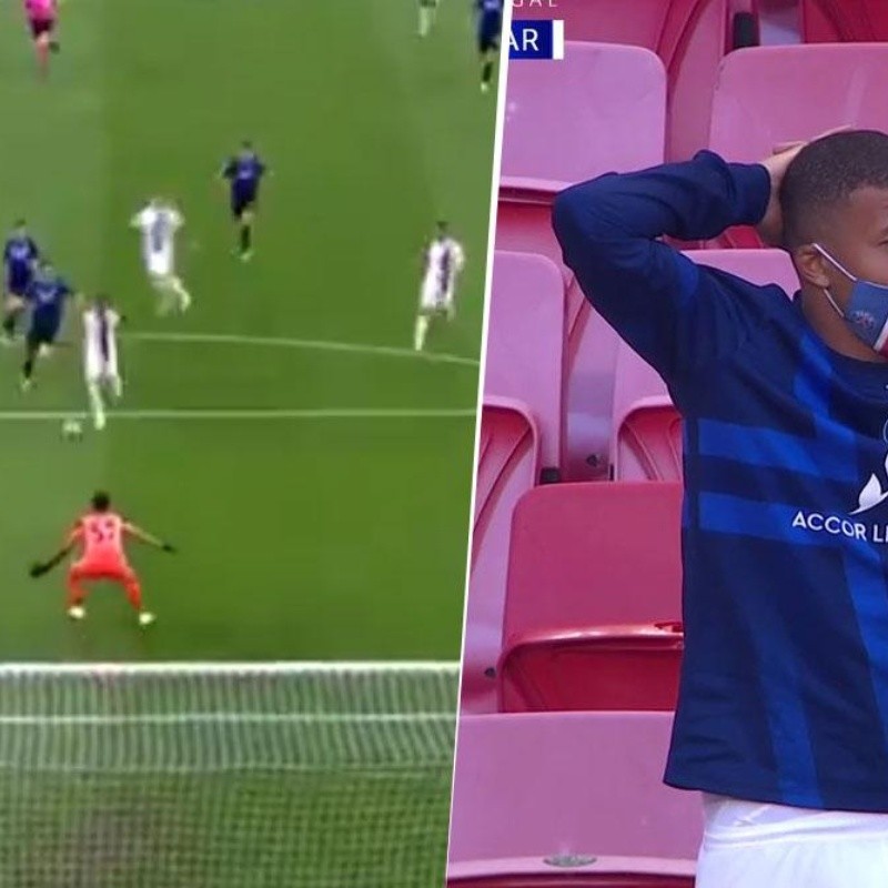 Ni Mbappé lo podía creer: Neymar quedó mano a mano y falló un gol increíble