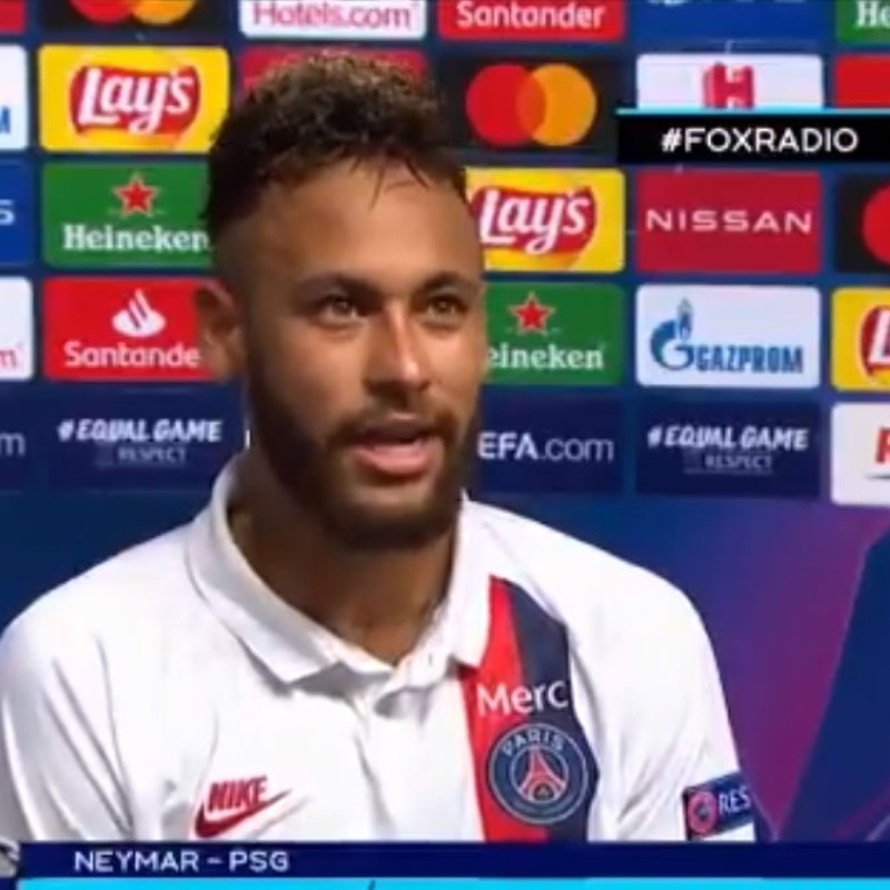 Neymar reveló qué pensaba cuando PSG estaba perdiendo ante Atalanta