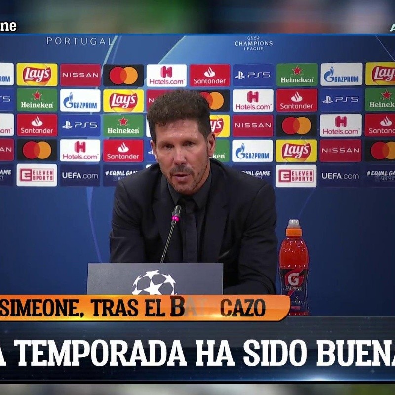 En El Chiringuito destrozaron a Simeone: "Fin de ciclo y fracaso absoluto"