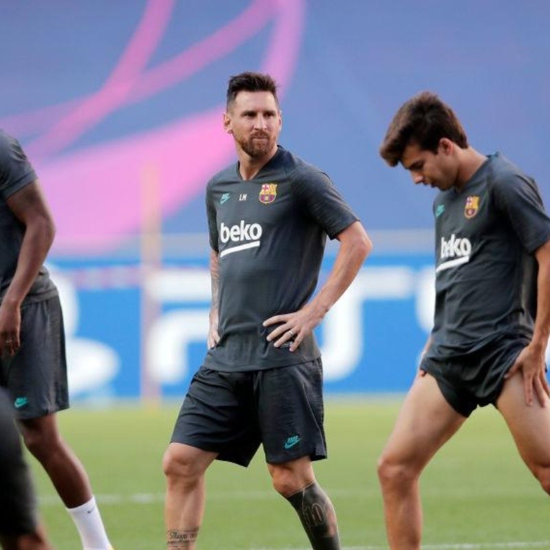 Video: así se entrenó Messi en la previa del partido vs. Bayern Múnich