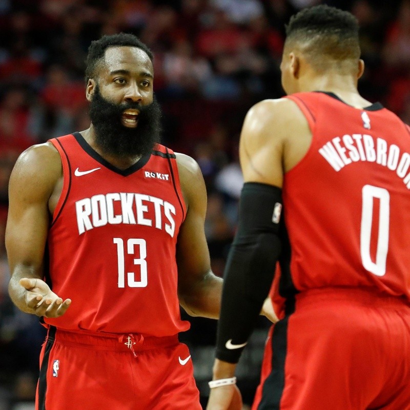 Harden sobre jugar sin Westbrook: "No importa quién esté en la cancha"