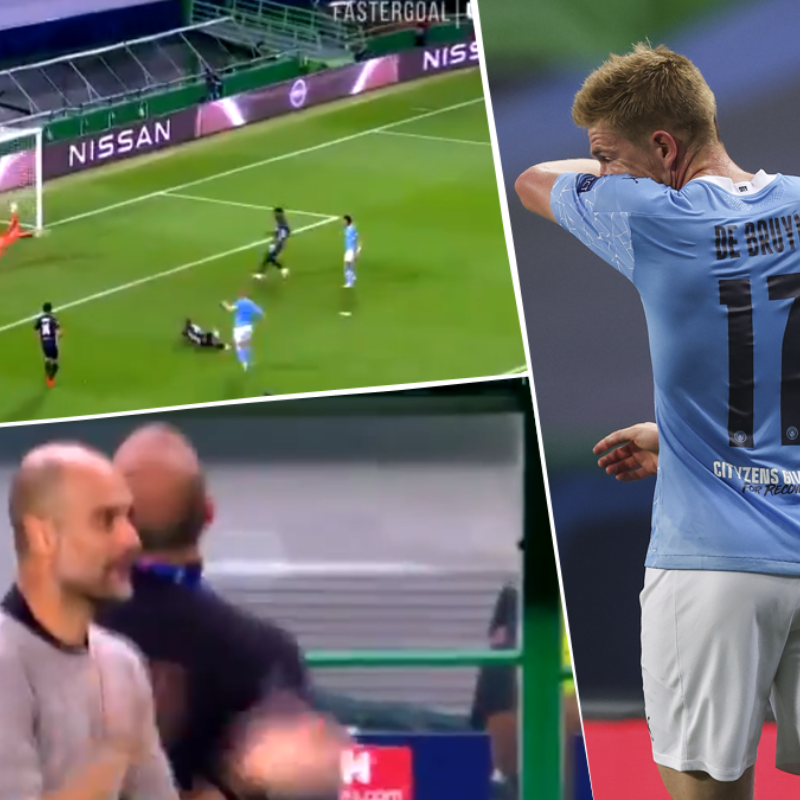 Ponela donde quieras, de Bruyne: golazo del City para empatarle a Lyon