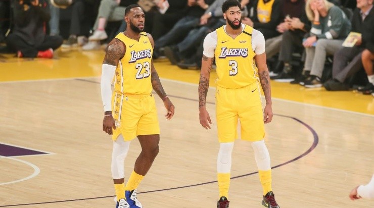 LeBron James Anthony Davis Lakers