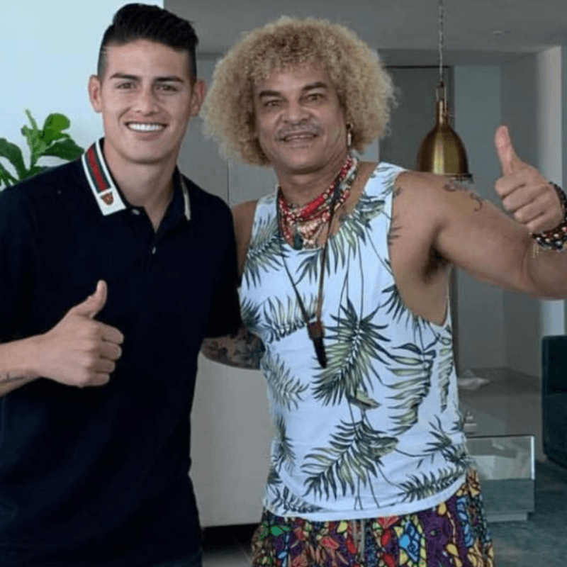 'Pibe' Valderrama, sutilmente, salió al paso de las declaraciones de James