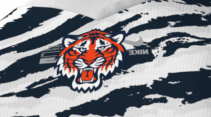 tigers jersey redesign - spiced up the iconic D logo with claw marks and  gave it tiger flair - #mlb #baseball #tigers #detroit…
