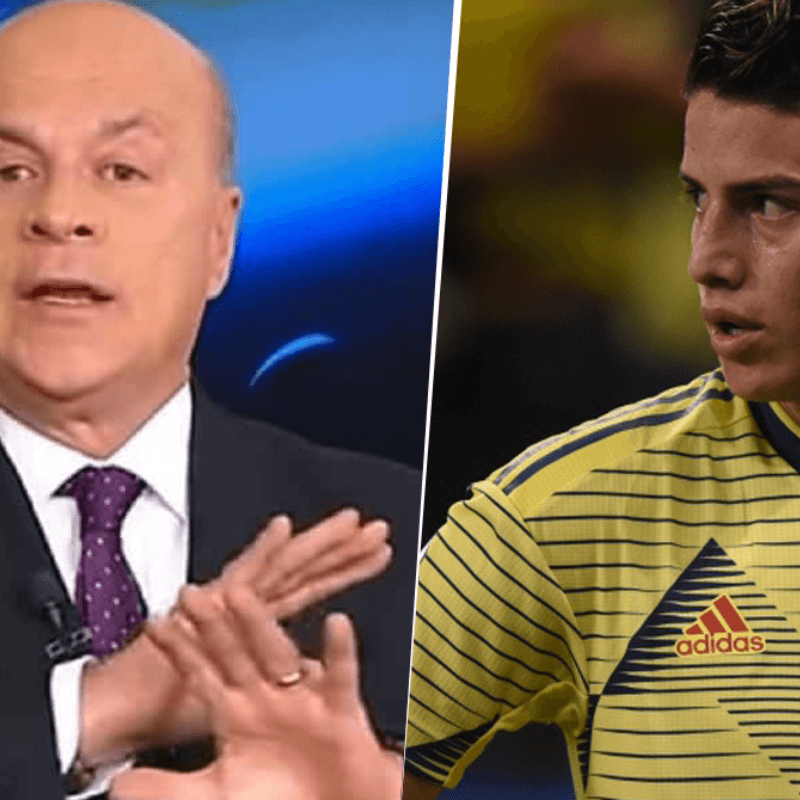 Carlos Antonio Vélez arremete con fuerza y dice que James no está para jugar en un equipo top