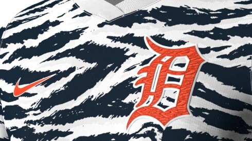 Detroit Tigers Soccer MLB Jersey inspired by the team name.