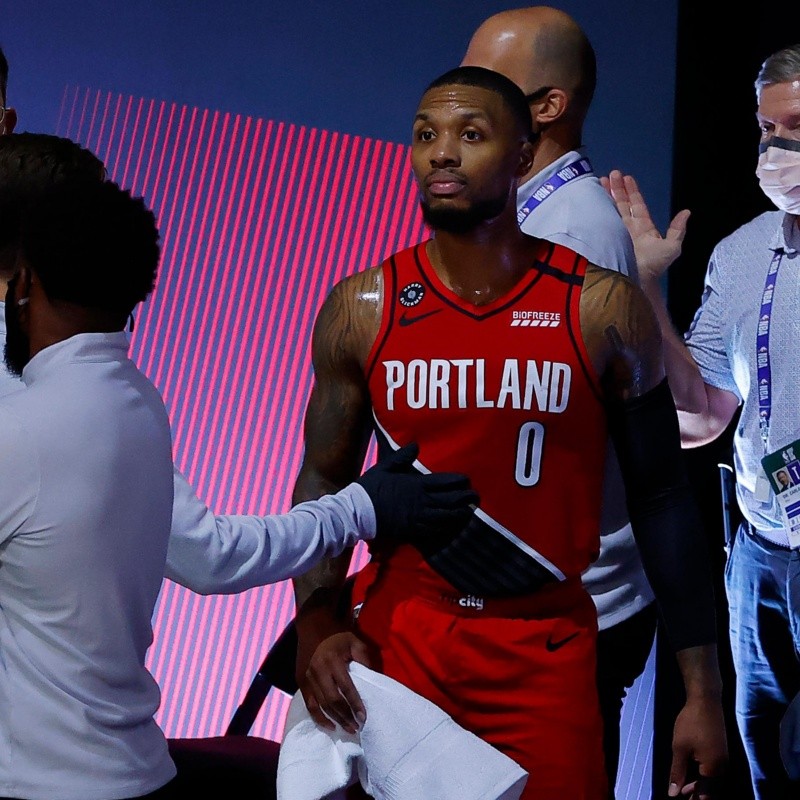 Damian Lillard encendió las alarmas: salió lesionado ante los Lakers