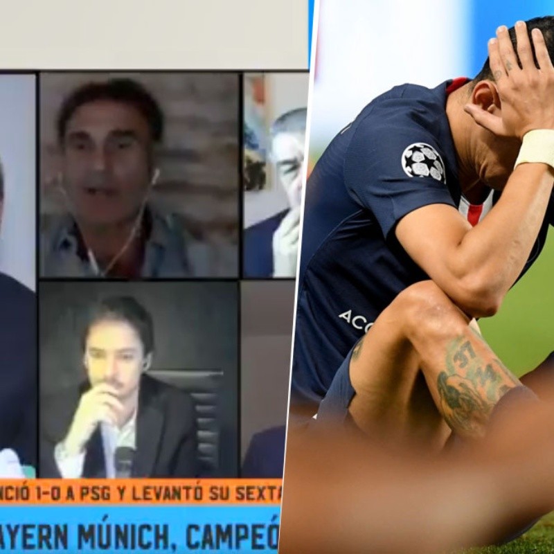 Ruggeri no entendió el cambio de Di María y le pegó al técnico del PSG