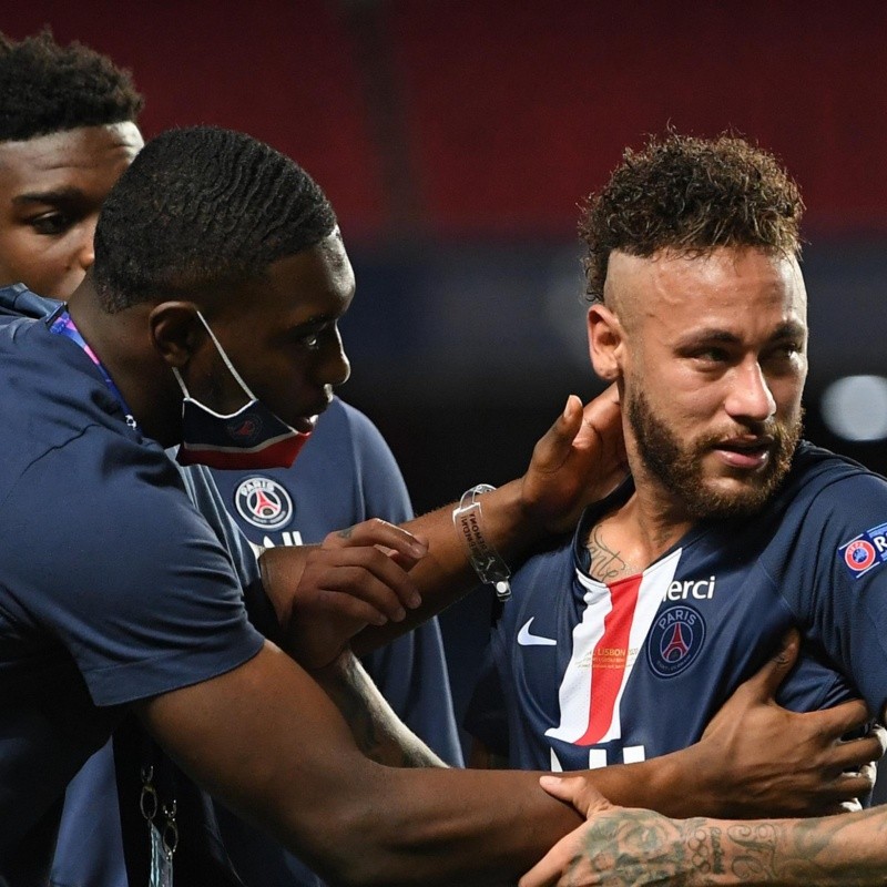 Foto que sorprende: así se fue Neymar del Estadio da Luz