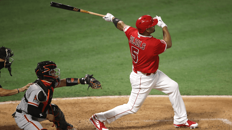 Albert Pujols, estrella de Los Angeles Angels (Getty Images)