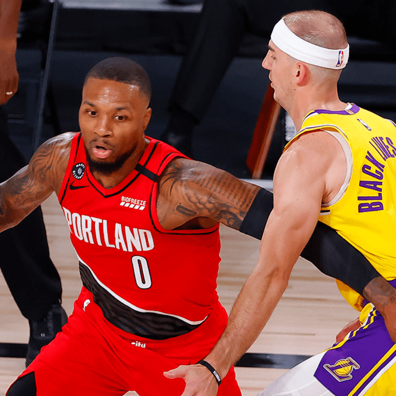 ¿Serie liquidada? Lillard se pierde el quinto juego contra los Lakers