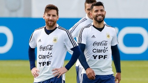 Argentina superstars Lionel Messi and Sergio Kun Agüero are good friends (Getty).