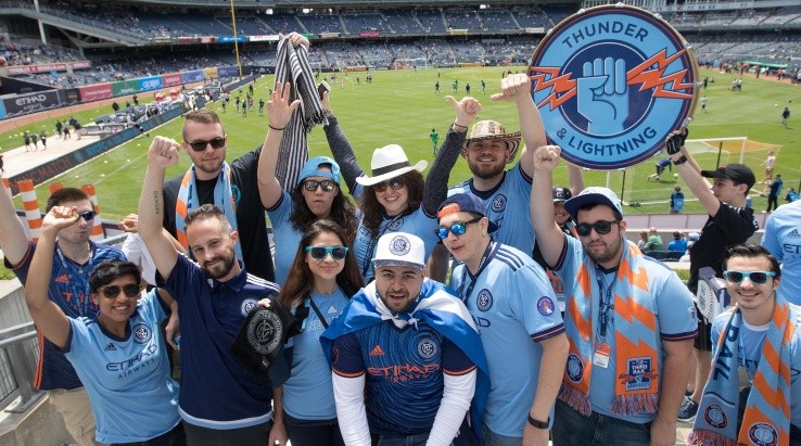 New York City FC fans preparing for a home game. (NYCFC.com)
