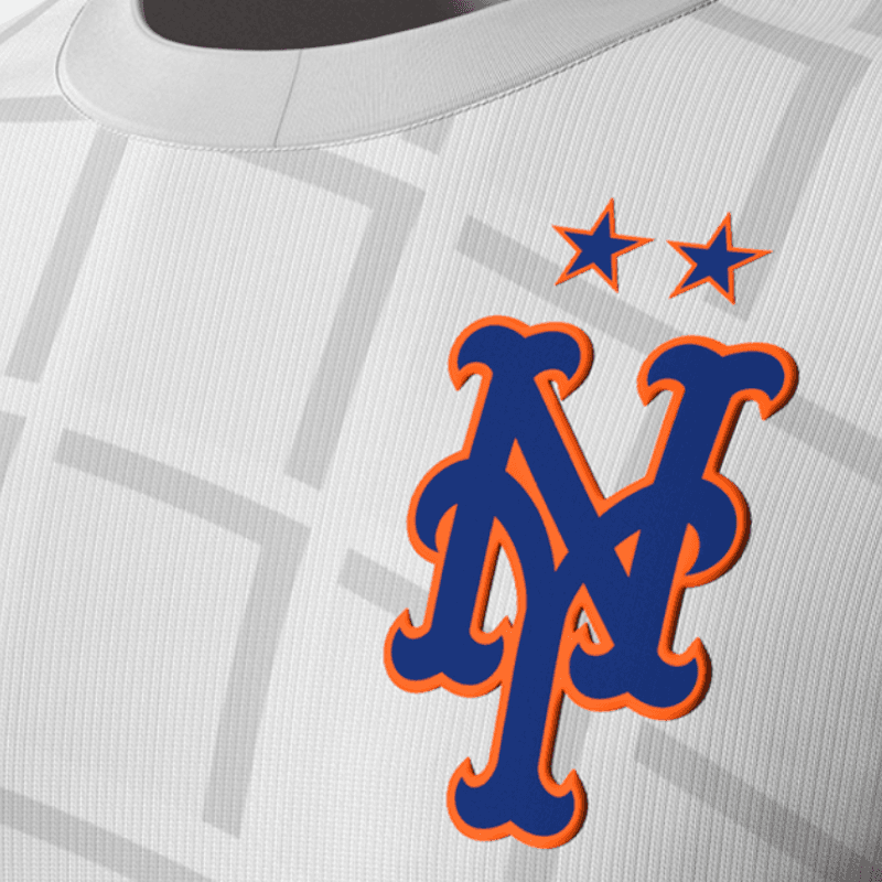 Una belleza: la edición fútbol del jersey de los New York Mets