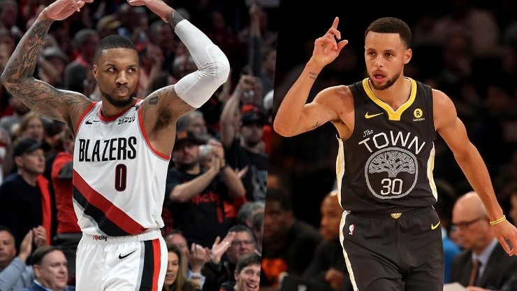 Damian Lillard y Stephen Curry