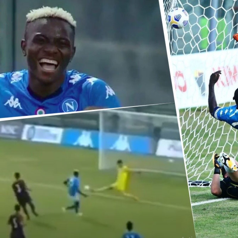 En Napoli debutó el africano más caro del mundo ¡y metió 3 goles en 8'!