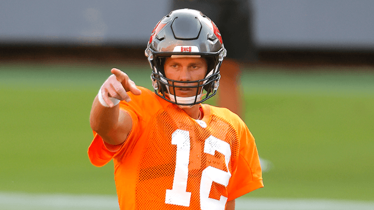 Tom Brady, quarterback de los Buccaneers (Getty Images)