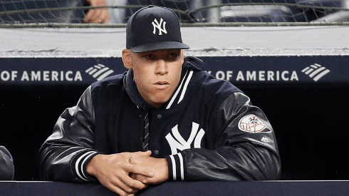 Aaron Judge se volvió a lesionar con los Yankees (Getty Images)