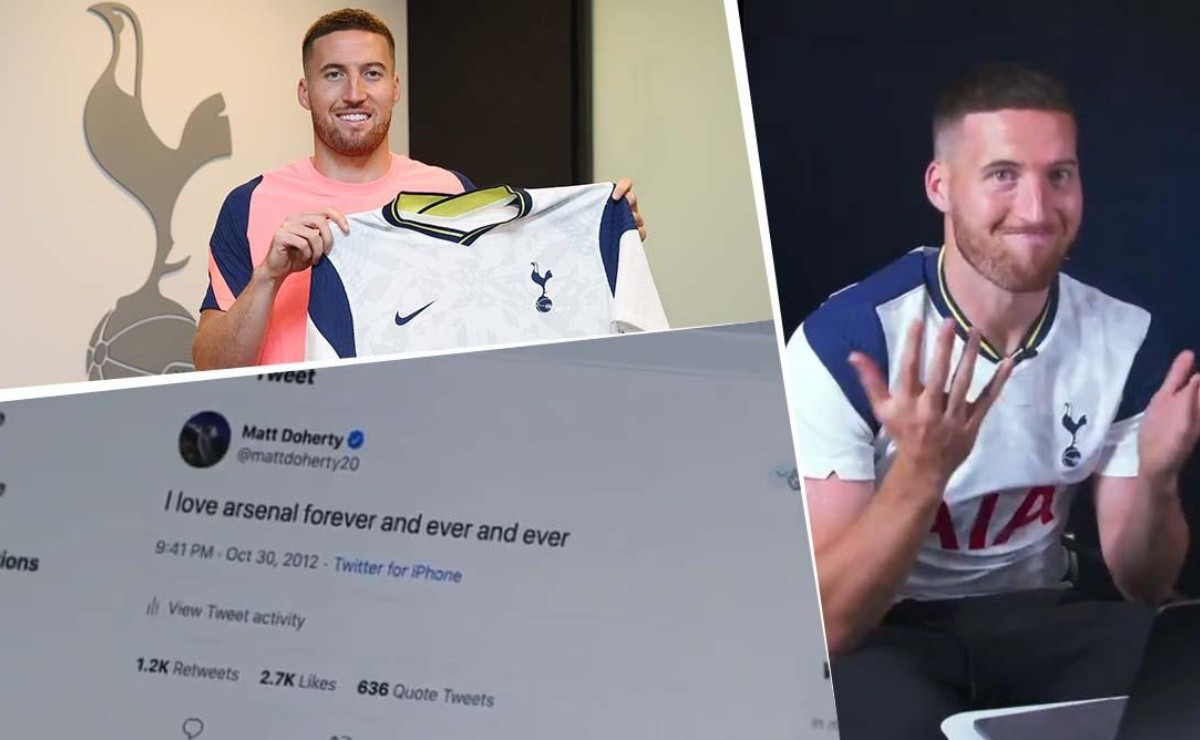 Tottenham anuncia reforço Matt Doherty e obriga jogador a deletar posts  sobre o Arsenal; Assista!, Brasil Mundial FC