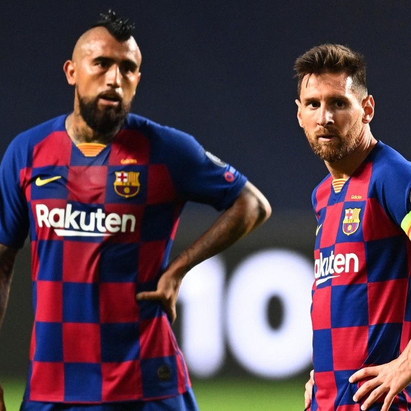 Vidal explicó que Messi "necesita ayuda" y criticó al Barcelona