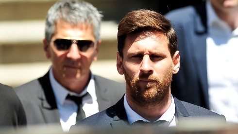 Lionel Messi and his father Jorge (Getty).