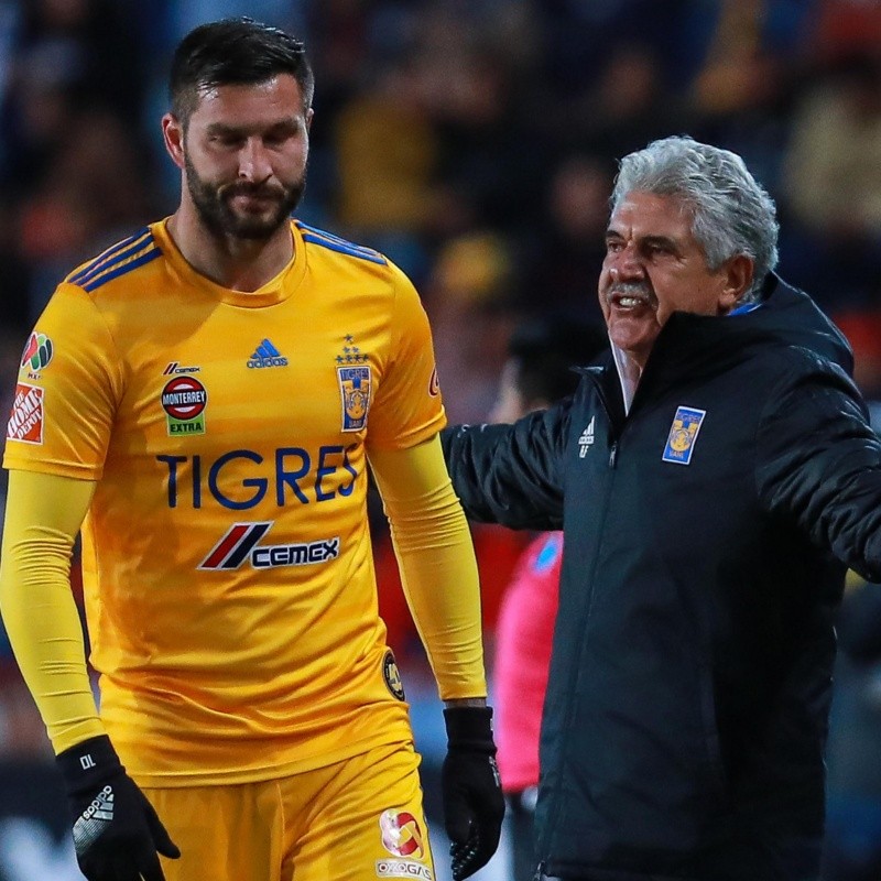 Gignac presentó una molestia y Tuca paró un once sin él