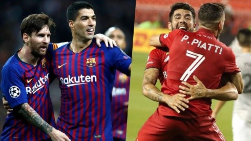 Pozuelo y Piatti quisieron ser Messi y Suárez. (Getty)