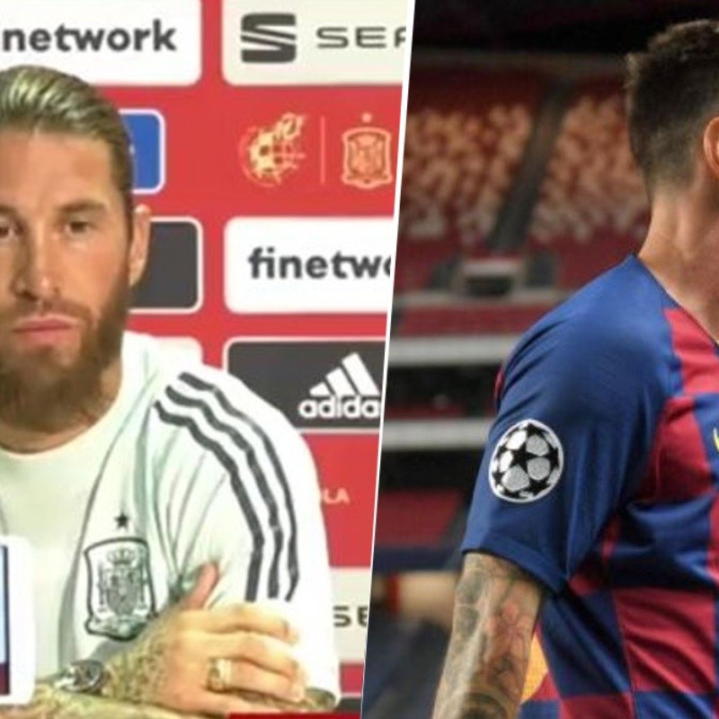 Sergio Ramos sobre Messi: "No sé si lo está haciendo de la mejor manera"