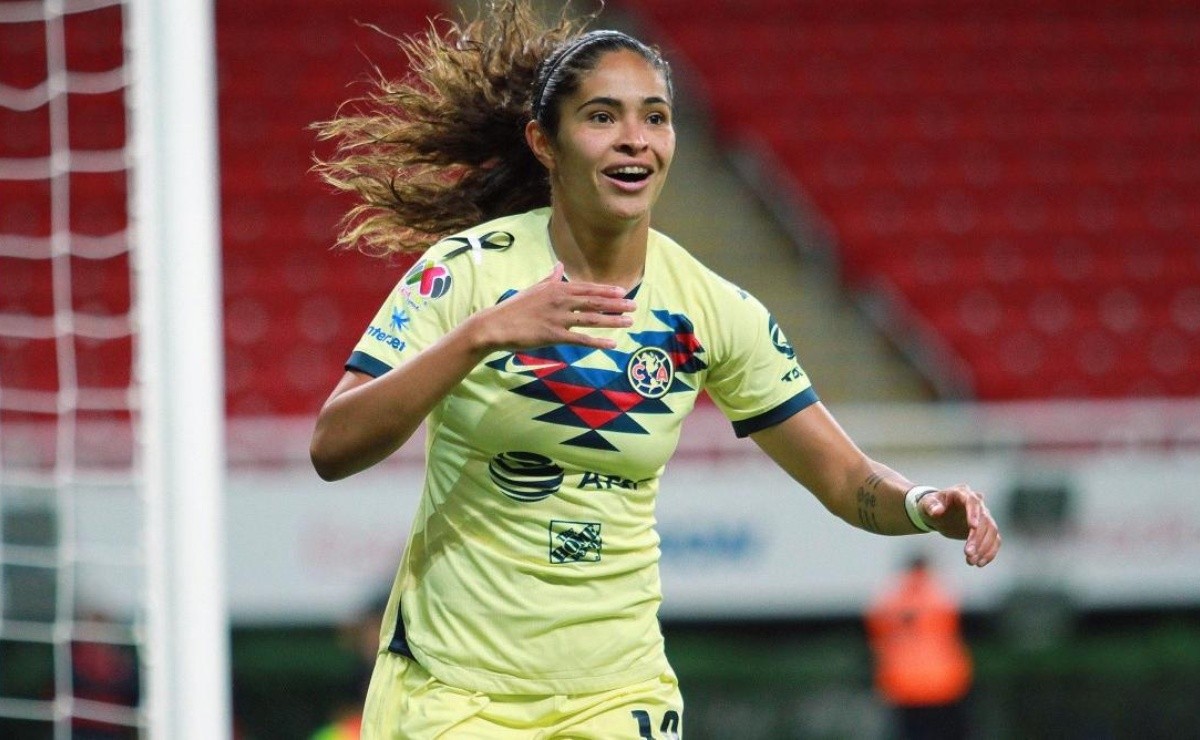 Daniela Espinosa, del América, en el 11 ideal de la Liga MX Femenil en la J3