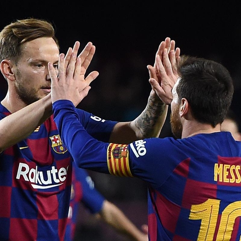 Rakitić sueña con Messi en Sevilla: "Seguro podemos hacerle un lugar aquí"