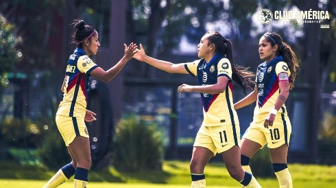 América golea y sube al liderato en la Liga MX Femenil.